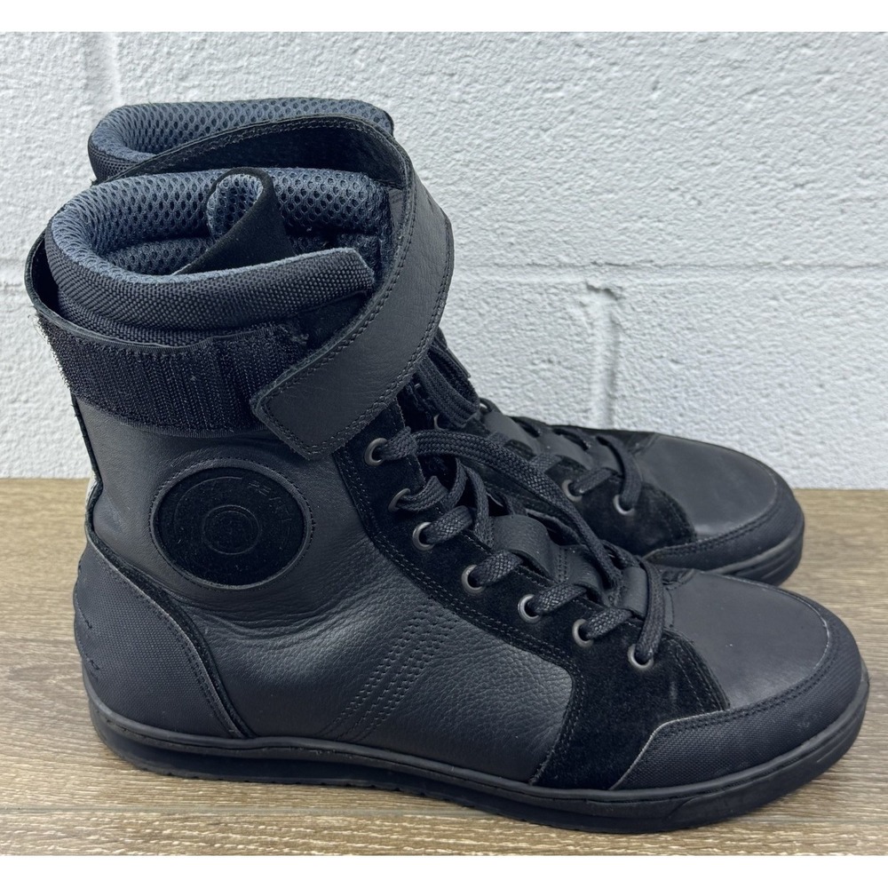 Rev'it Tailored Technology Men Black Leather Motorcycle Boots Size 40EU